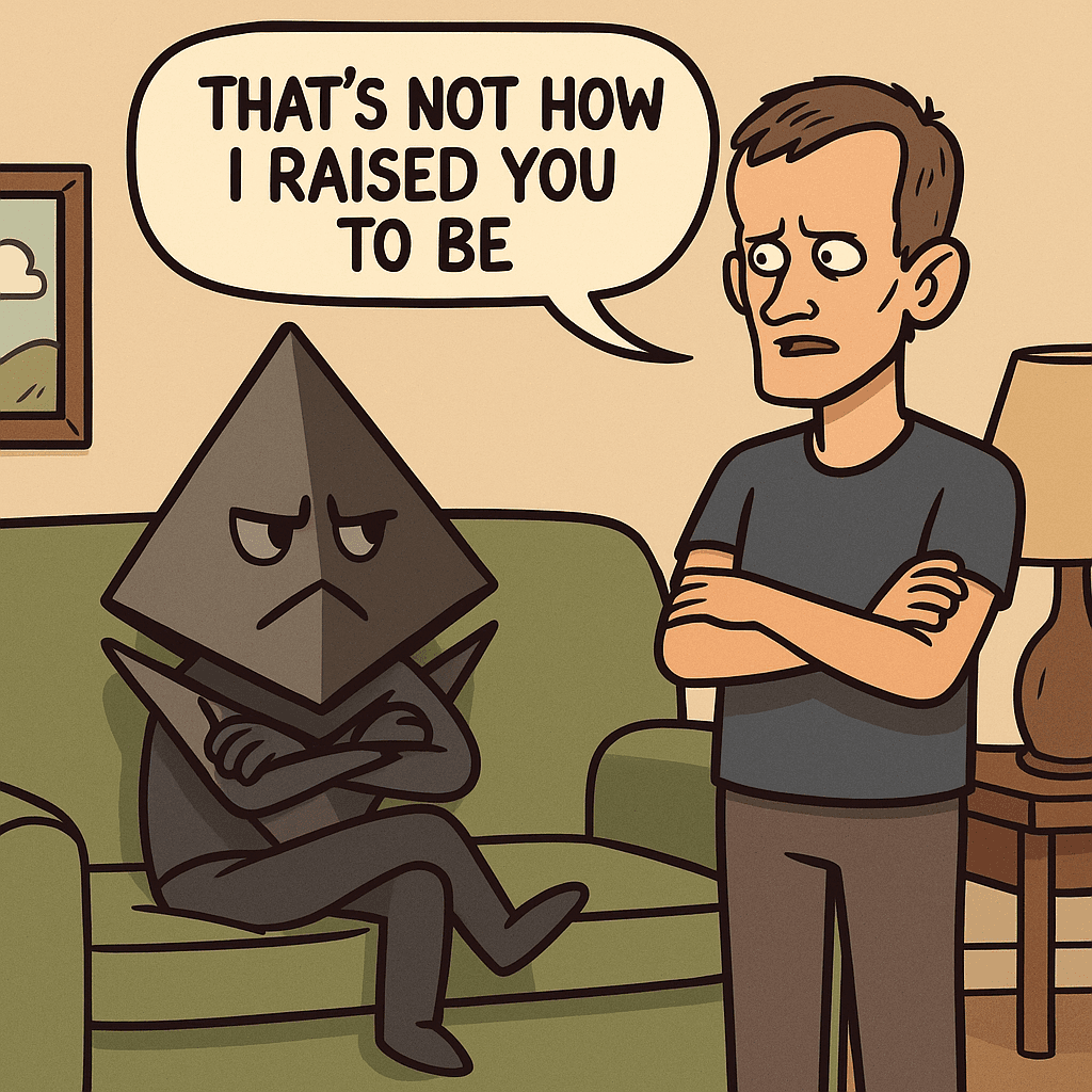 Ethereum as a rebellious teenager with Vitalik